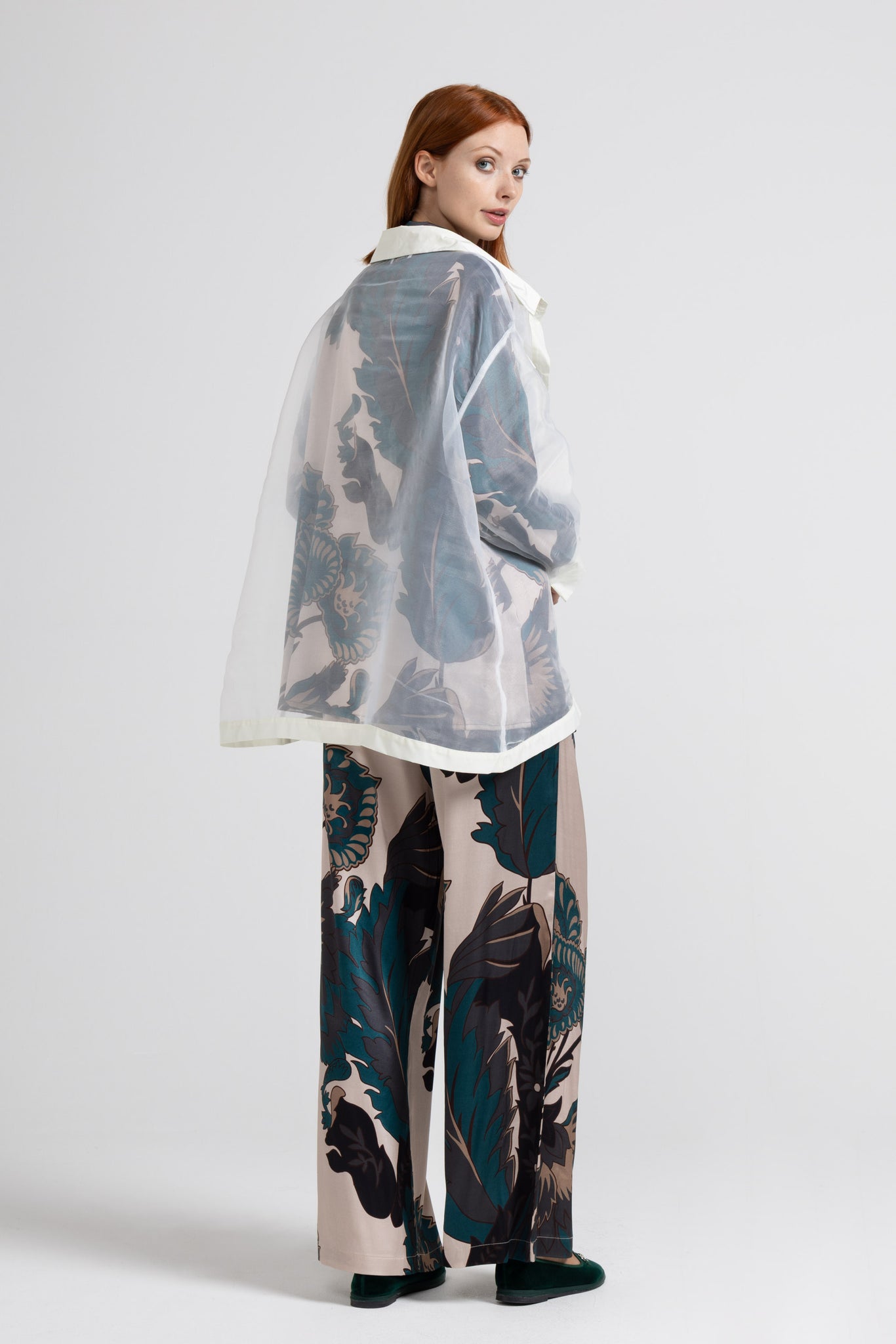 CAMICIA OVER IN LEGGERA ORGANZA